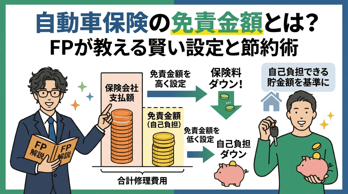 自動車保険の免責金額とは？設定の目安やいくらにすべきかFPが徹底解説