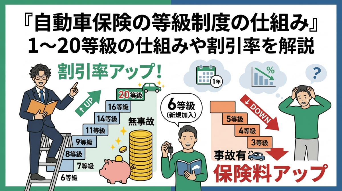 自動車保険の等級制度とは?1~20等級の仕組みや割引率、引き継ぎの注意点をFPが解説